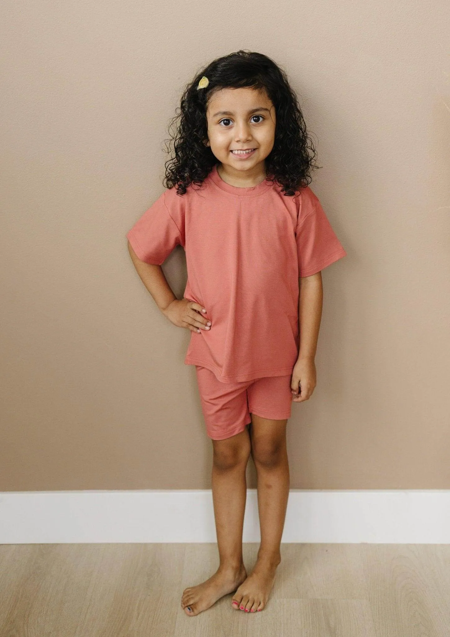 Little Joy Co. Bamboo Tee & Bike Shorts