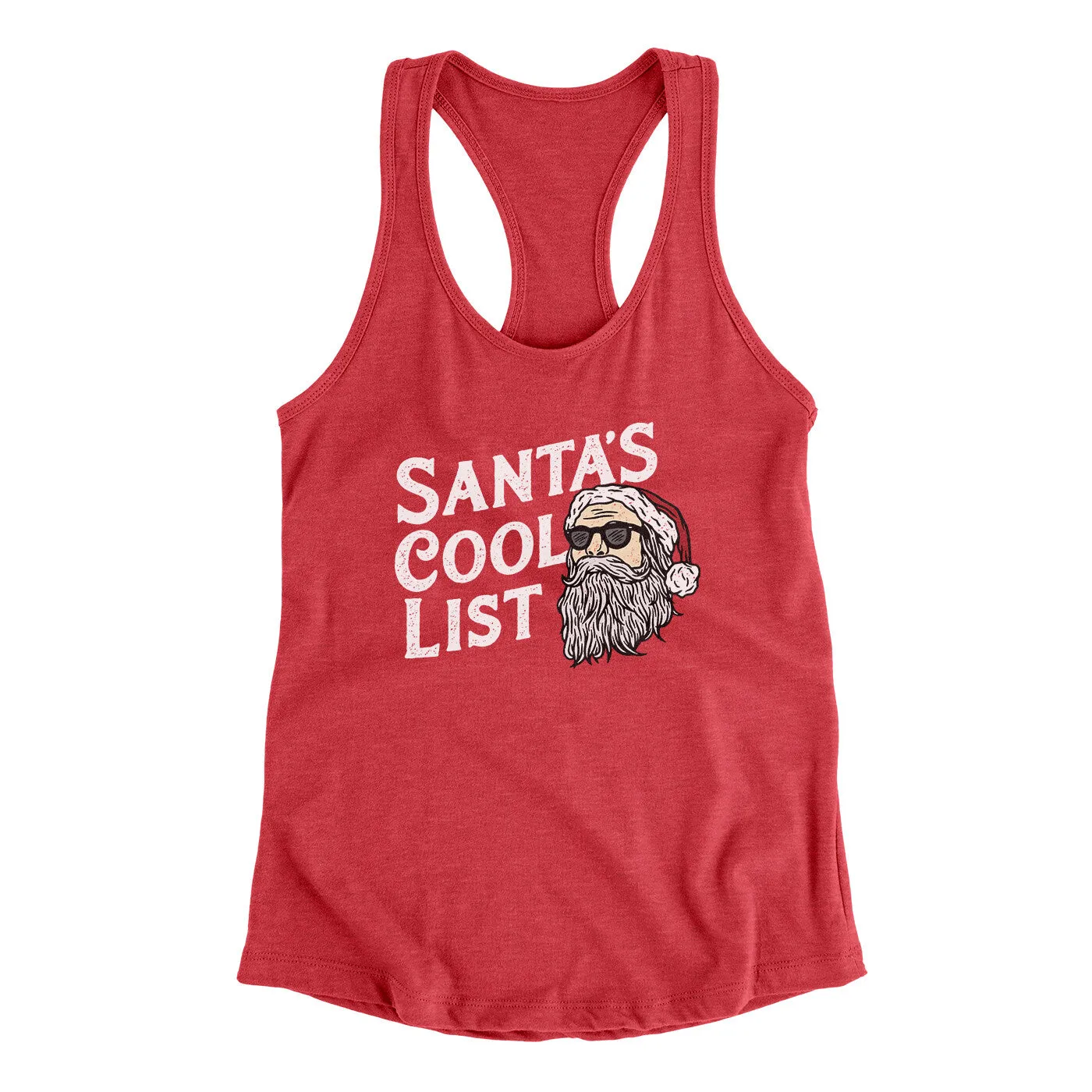Santa’s Cool List Women's Racerback Tank